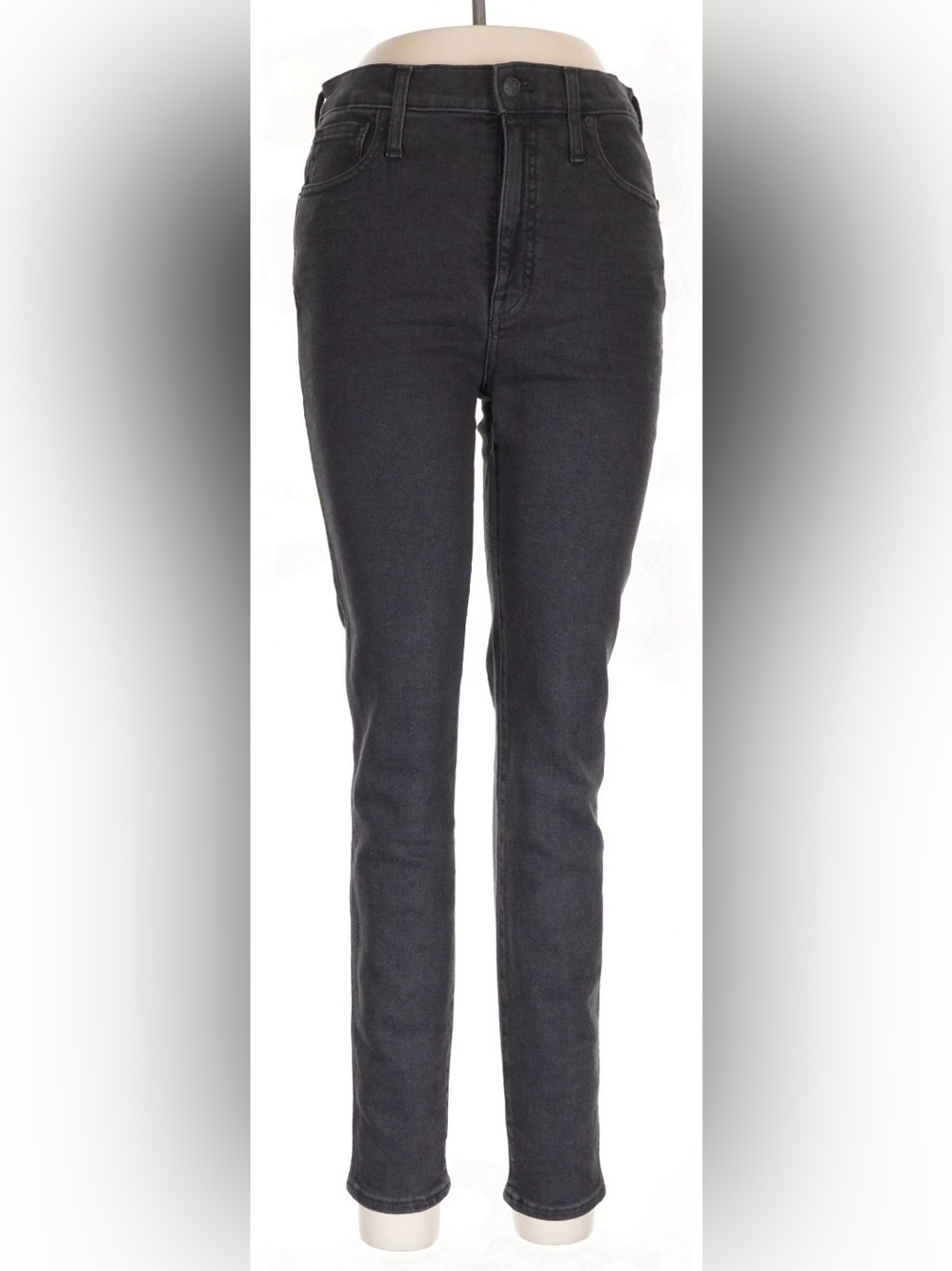 NWT Madewell Women’s High Rise Straight Leg Black Jean Size 30